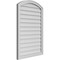Ekena Millwork Arch Top Surface Mount PVC Gable Vent: Functional, w/ 2"W x 1-1/2"P Brickmould Frame, 28"W x 40"H GVPAR28X4002SF - alternate 2
